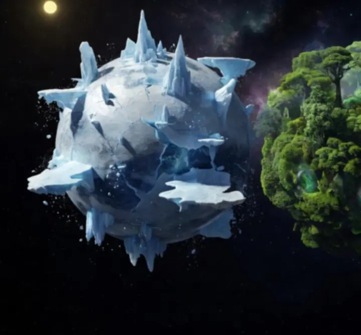 Różne typy planet w uniwersum AstroPulse: lodowe globy, dżungle i cybernetyczne metropolie
